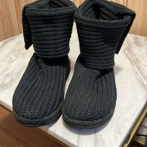 Ugg black tall Bailey button sweater boots - Picture 9 of 11